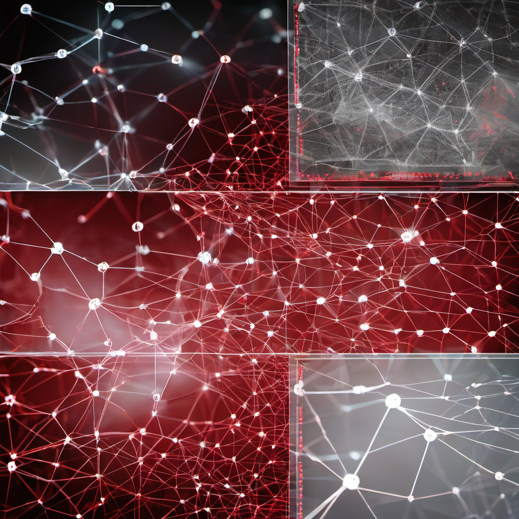 Split-screen view of network anomaly detection and automated security response mechanisms