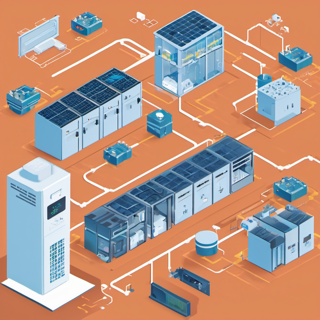 Local AI processing unit analyzing IoT sensor data from electrical devices in an off-grid infrastructure.