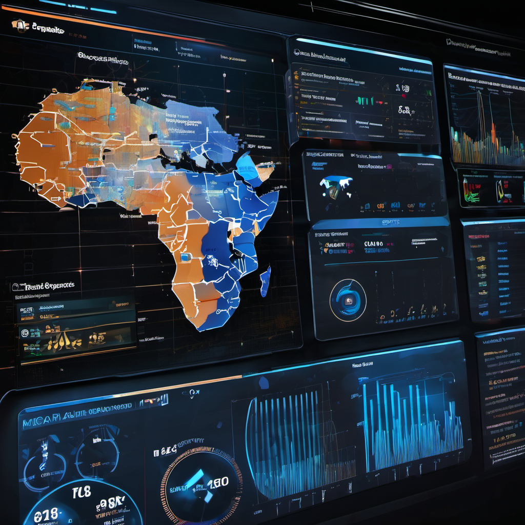 AI security dashboard showing real-time threat detection and policy enforcement metrics.
