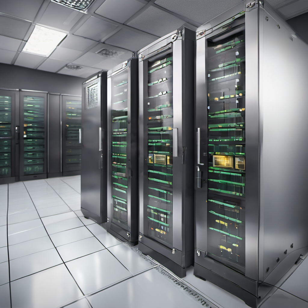 Local data storage and encryption in a secure server room for AI Local.