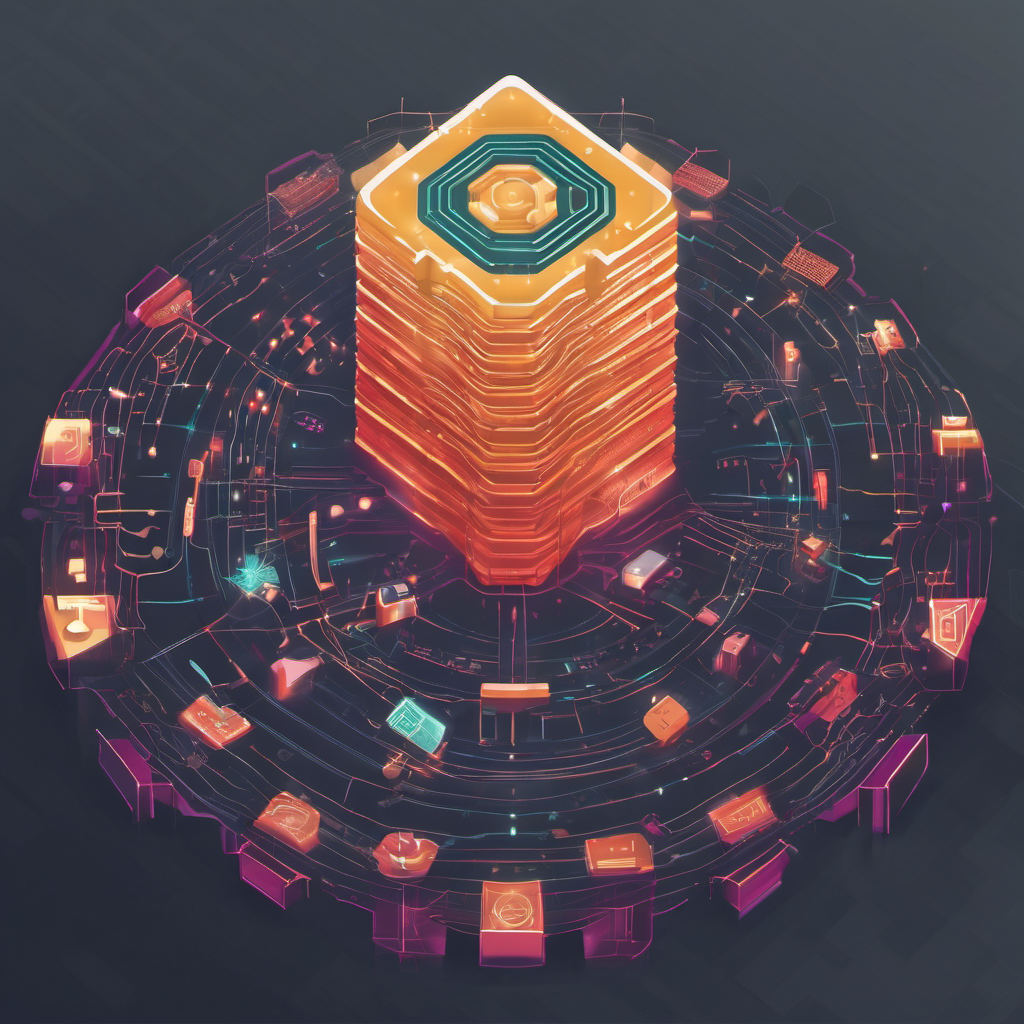Layered network diagram showing AI detecting DDoS attacks and unauthorized devices in a local network.