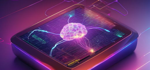 Edge device with internal neural network visualization, emphasizing local data processing.
