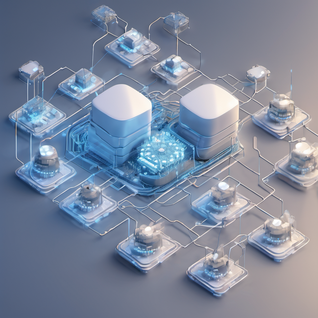 AI-driven system analyzing data from IoT sensors to predict temperature changes and adjust cooling mechanisms in real time.