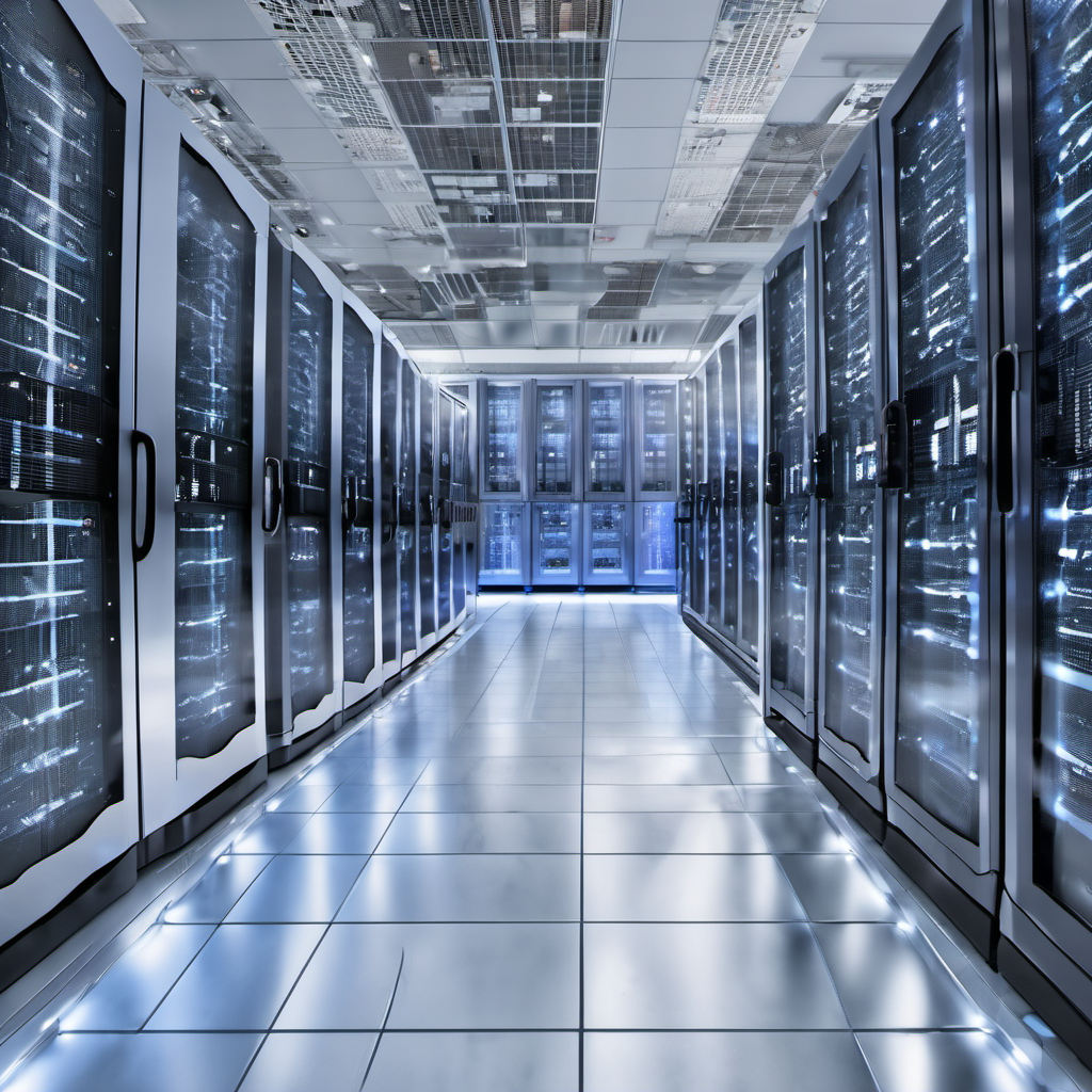 Comparison of traditional and AI-optimized cooling systems in a data center, showing reduced energy consumption and improved server efficiency.