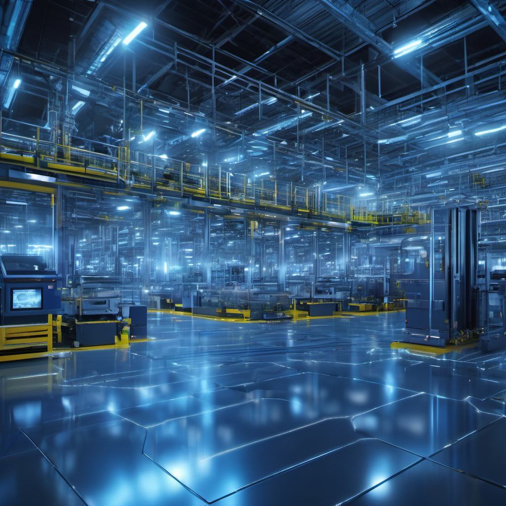 AI-driven resource optimization in an industrial setting with balanced bandwidth allocation across machinery