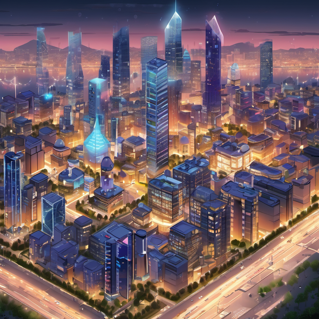 Edge computing device with IoT sensors and offline AI processing in a smart city.